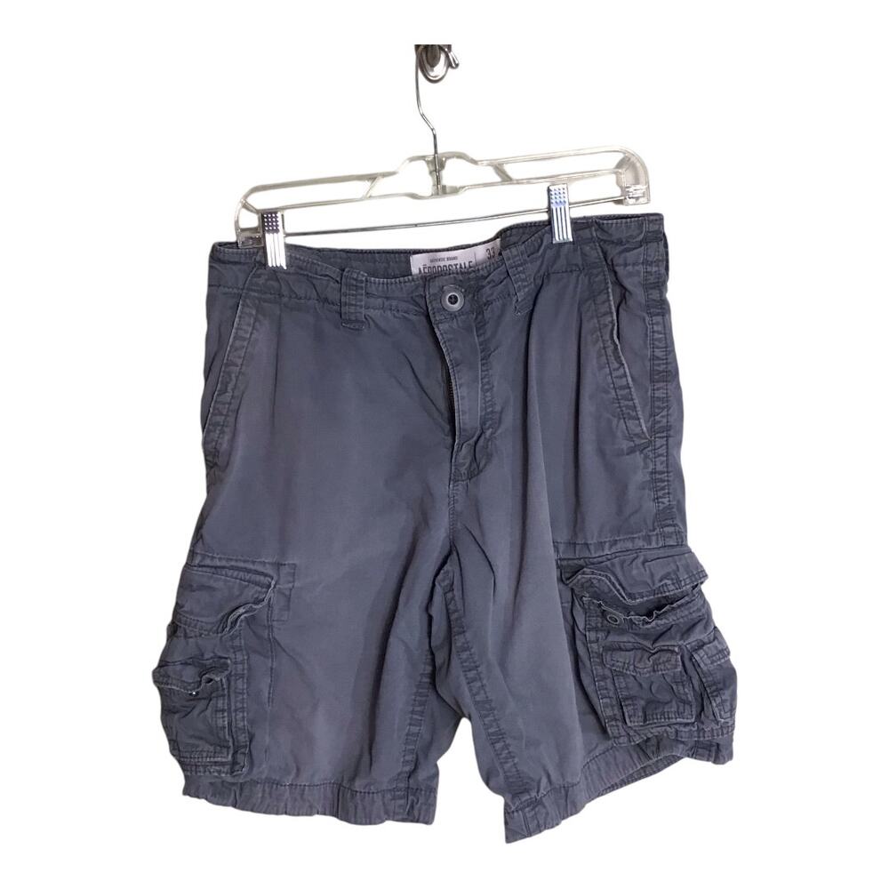 Aeropostale Men’s Cargo Shorts Sz. 33 Classic Length Gray Shorts EUC